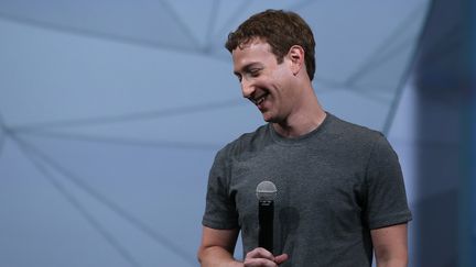 Le PDG de Facebook Mark Zuckerberg lors d'une conf&eacute;rence &agrave; San Francisco (Californie), mercredi 30 avril.&nbsp; (JUSTIN SULLIVAN / GETTY IMAGES NORTH AMERICA / AFP)