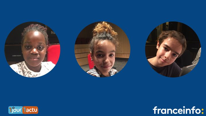 franceinfo&nbsp;junior, une émission en partenariat avec le magazine d'actualités pour enfants 1jour1actu et 1jour1actu.com. (FRANCEINFO / RADIOFRANCE)