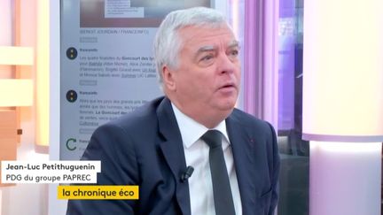 À quelques jours de la semaine européenne sur le recyclage, Stéphane Dépinoy recevait dans l'émission ":L'éco", mardi 14 novembre Jean-Luc Petithuguenin, PDG du groupe PAPREC, leader français du recyclage.