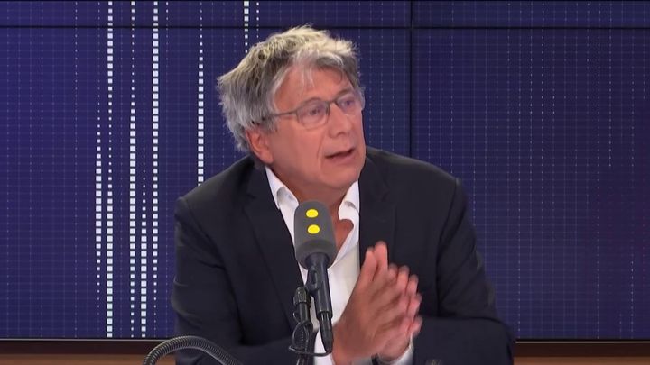 Éric Coquerel, député La France insoumise de Seine-Saint-Denis, invité du "8h30 politique", le mardi 20 août 2019.&nbsp; (FRANCEINFO / RADIOFRANCE)