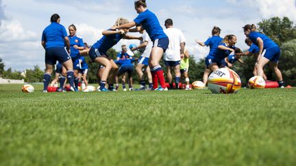 Le XV de France féminin en plein entraînement (CITIZENSIDE/ELENA FUSCO / CITIZENSIDE)