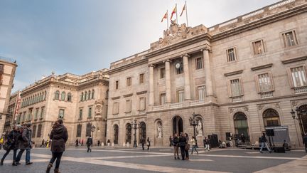 Mairie de Barcelone, le 28 janvier 2014 (image d'illustration). (FRANCISCO CALVINO#133312 / MOMENT MOBILE ED)