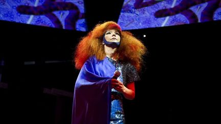 Björk en concert à Manchester le 30 juin dernier
 (CWA/WENN.COM/SIPA)