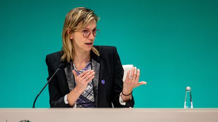 Agnès Pannier-Runacher le 11 décembre 2023 (MARTIN DIVISEK / EPA)