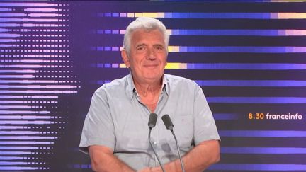 Claude Onesta, manager général de la "haute performance" à l’ANS, sur franceinfo, le 3 août 2024 (FRANCEINFO / RADIO FRANCE)