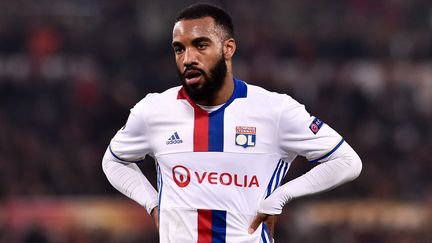 Le joueur de l'OL, Alexandre Lacazette (GIUSEPPE MAFFIA / NURPHOTO)