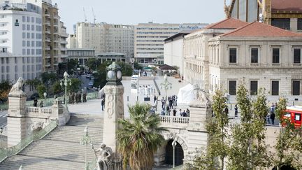 L'attaque s'est produite à proximité de la gare Saint-Charles de Marseille. (BERTRAND LANGLOIS / AFP)