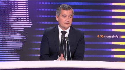 Gérald Darmanin, invité du 8h30 franceinfo du vendredi 8 décembre 2023 (FRANCEINFO/RADIOFRANCE)