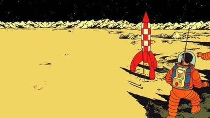 On a marché sur la Lune
 (Hergé)