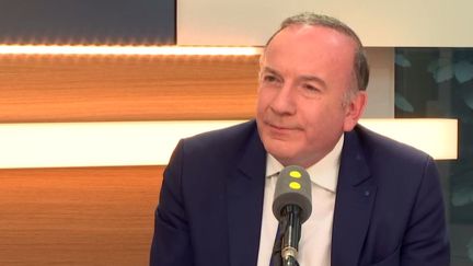 Pierre Gattaz, le président du Medef, le 28 mars 2017. (RADIO FRANCE)