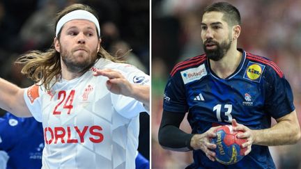 Mikkel Hansen et Nikola Karabatic. (AFP)