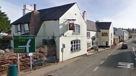 Capture Google maps du pub&nbsp;Crown Inn, dans le village de Lea, pr&egrave;s de Gloucester. (  FRANCETV INFO )