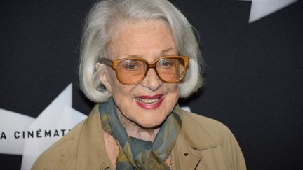 L'actrice Micheline Presle, à la cinémathèque française, à Paris, le 6 mai 2015. (BERTRAND GUAY / AFP)