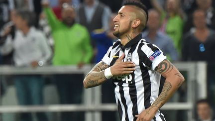 Arturo Vidal, buteur face à Monaco (GIUSEPPE CACACE / AFP)