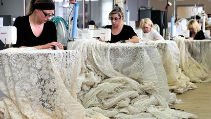 La société de dentelle de Calais Sophie Hallette
 (PHILIPPE HUGUEN / AFP)