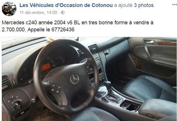 &nbsp; (Capture d&#039;écran Facebook)