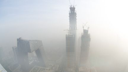 La pollution à Pékin vue de haut