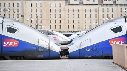 La gare Saint-Charles à Marseille (Bouches-du-Rhône), le 3 avril 2018. (BERTRAND LANGLOIS / AFP)