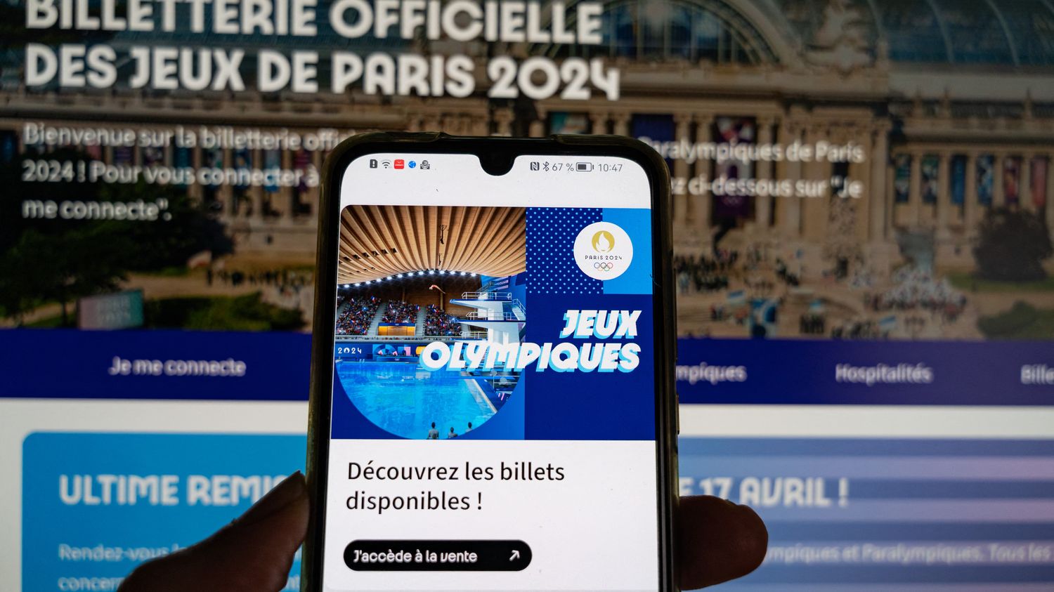 Paris 2024 comment fonctionne l'application Paris 2024 tickets, qui