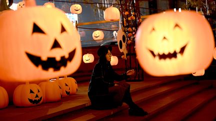 Halloween fêté en Chine. (STR / AFP)