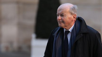 Jacques Toubon, le Défenseur des droits, à Paris, le 30 janvier 2018. (LUDOVIC MARIN / AFP)