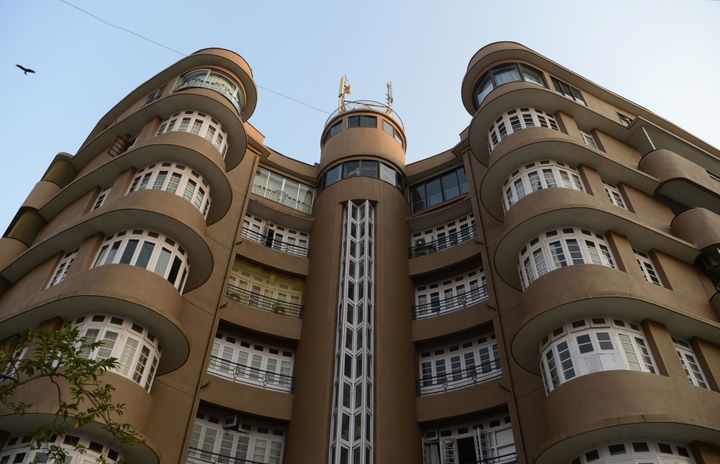 Un bâtiment Art déco à Mumbai
 (Punit Paranjpe / AFP)