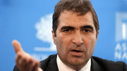 Christian Jacob, chef de file des d&eacute;put&eacute;s UMP, le 20 novembre 2012&nbsp;&agrave; l'Assembl&eacute;e nationale, &agrave; Paris. (KENZO TRIBOUILLARD / AFP)