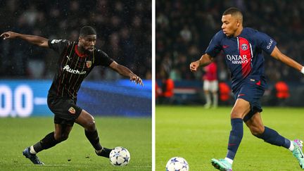 Le Parisien Kylian Mbappé et le Lensois Kevin Danso sont attendus pour aider leur équipe à se qualifier en Ligue des champions. (AFP)