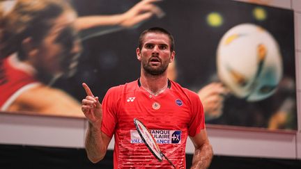 Dans sa catégorie, le Français Lucas Mazur est le seul champion paralympique de parabadminton de l'histoire, puisque la discipline a été ajoutée aux Jeux de Tokyo. (Graig Burgess / Badmintonphoto)