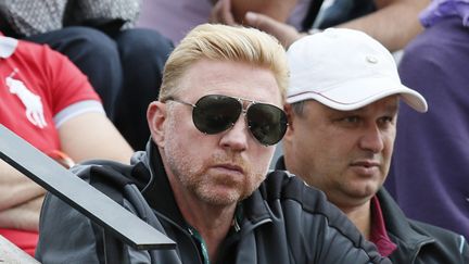 L'ancienne légende du tennis mondial Boris "Boum Boum" Becker (PATRICK KOVARIK / AFP)