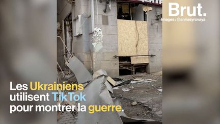 Sur TikTok, les Ukrainiens montrent quotidiennement ce qu'ils vivent dans leur pays en guerre.