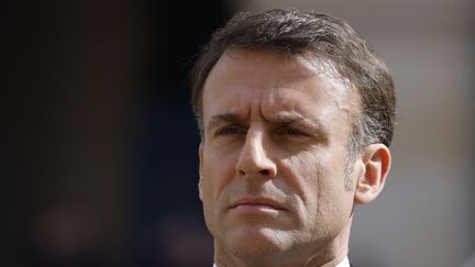 Emmanuel Macron, March 20, 2024. (LUDOVIC MARIN / POOL)