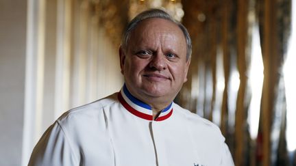 Le chef Joël Robuchon à Paris le 14 janvier 2016.&nbsp; (FRANCOIS GUILLOT / AFP)