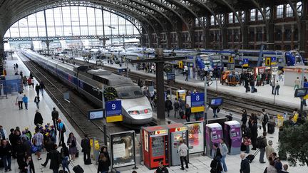 Le hall de la gare de Lille-Flandres (Nord), en juin 2011. (MAXPPP)