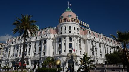 L'hôtel Le Negresco à Nice le&nbsp;19 juin 2020. (VALERY HACHE / AFP)