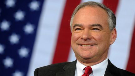  Tim Kaine, le colistier de la candidate démocrate Hillary Clinton, lors d'un meeting à Fayetteville, en Caroline du Nord, le 16 août 2016.  (Dennis Van Tine / NurPhoto)