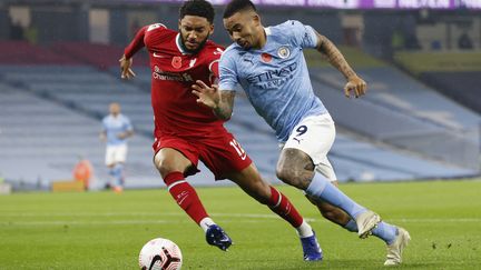 Gabriel Jesus s'est joué de la défense de Liverpool pour égaliser (CLIVE BRUNSKILL / POOL)