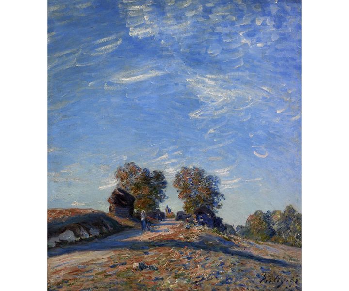 Alfred Sisley, "Chemin montant au soleil", 1891 (© RMM Rouen Normandie / Musée des Beaux-Arts)