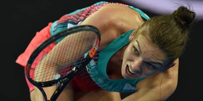 La Roumaine Simona Halep en difficulté