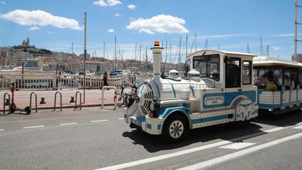 Le petit train touristique de Marseille, le 5 juin 2020. (MAXPPP)