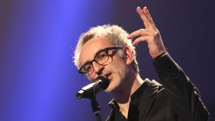 Vincent Delerm aux Victoires de la musique 2017, au Zénith de Paris, le 10 février dernier. (GETTY IMAGES)