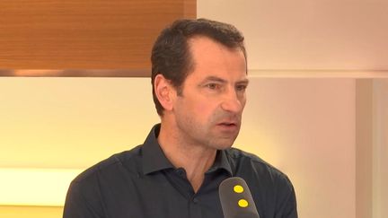 L'économiste Sébastien Jean, sur franceinfo le 12 mars 2018. (RADIO FRANCE)