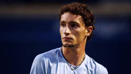 Ugo Humbert lors du tournoi de tennis du Canada, le 10 août 2021, à Toronto. (VAUGHN RIDLEY / GETTY IMAGES NORTH AMERICA)