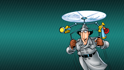  (L'inspecteur Gadget se caractérise, comme son nom l'indique, par ses inombrables gadgets, et notamment son chapeau-hélico.)