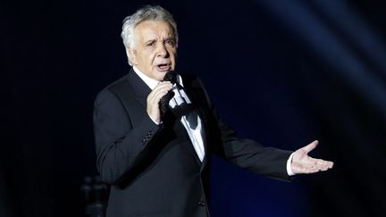 Michel Sardou sur scène à Paris au palais Omnisports de Bercy, en 2012 (PIERRE VERDY / AFP)