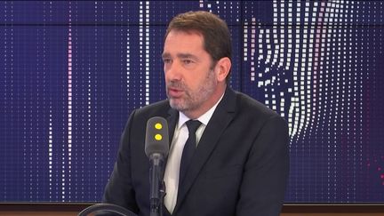 Christophe Castaner, ministre de l'Intérieur, l'invité du "8h30 franceinfo". (FRANCEINFO / RADIOFRANCE)