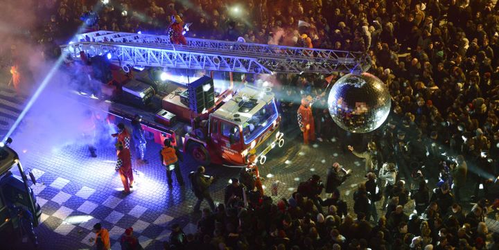 Parade sur le Vieux-Port
 (Gérard Julien/AFP)