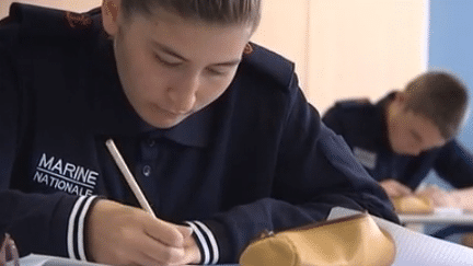 Rentrée à l'école des mousses à Cherbourg