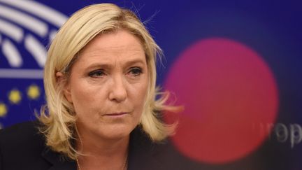 &nbsp; (Marine Le Pen au parlement européen ce mois-ci © Maxppp)