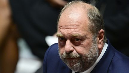 Le ministre de la Justice Eric Dupond-Moretti, à l'Assemblée nationale à Paris, le 7 mai 2021. (MARTIN BUREAU / AFP)